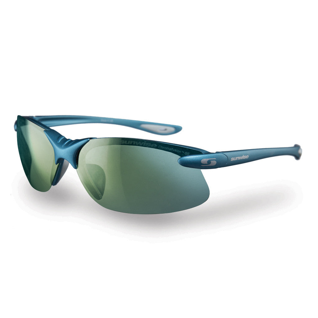 Gafas de sol deportivas ligeras personalizables Waterloo Azure - 8 estilos