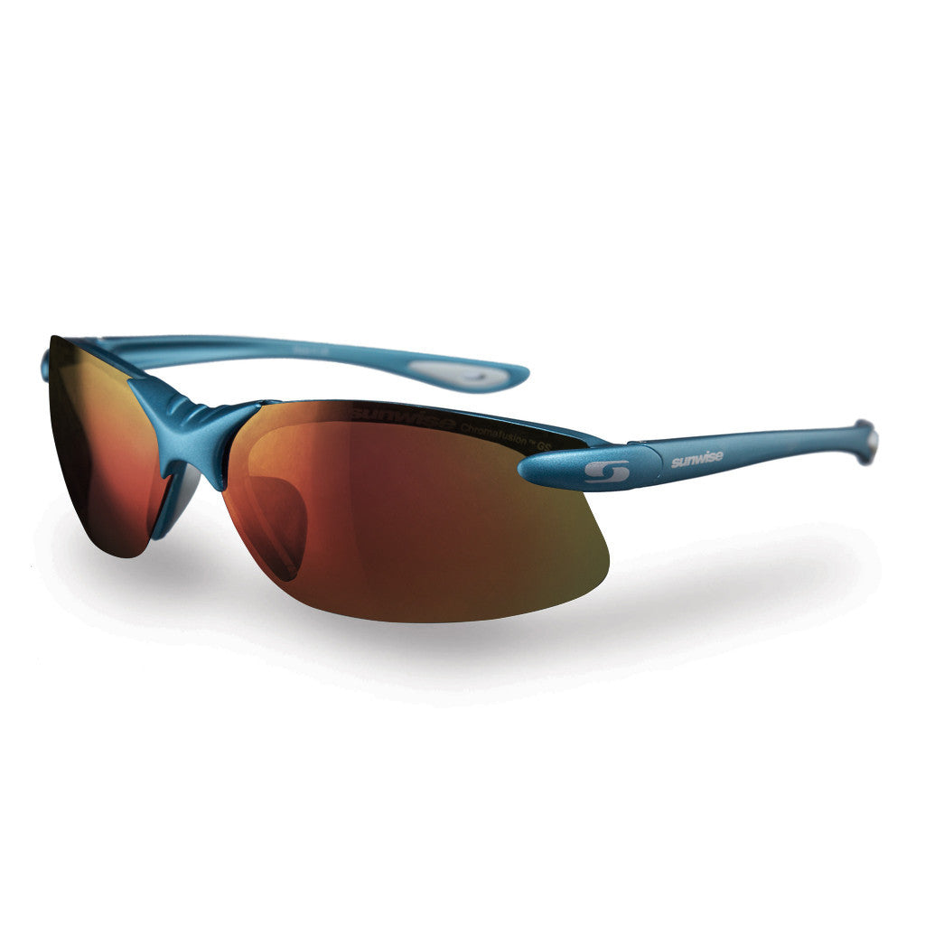 Gafas de sol deportivas ligeras personalizables Waterloo Azure - 8 estilos