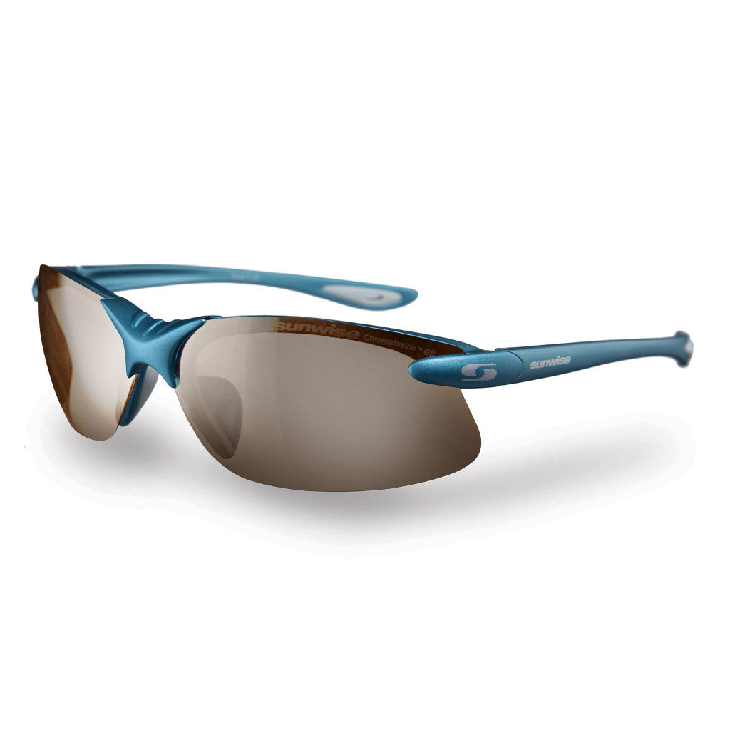 Lunettes de soleil de sport légères personnalisables Waterloo Azure - 8 styles