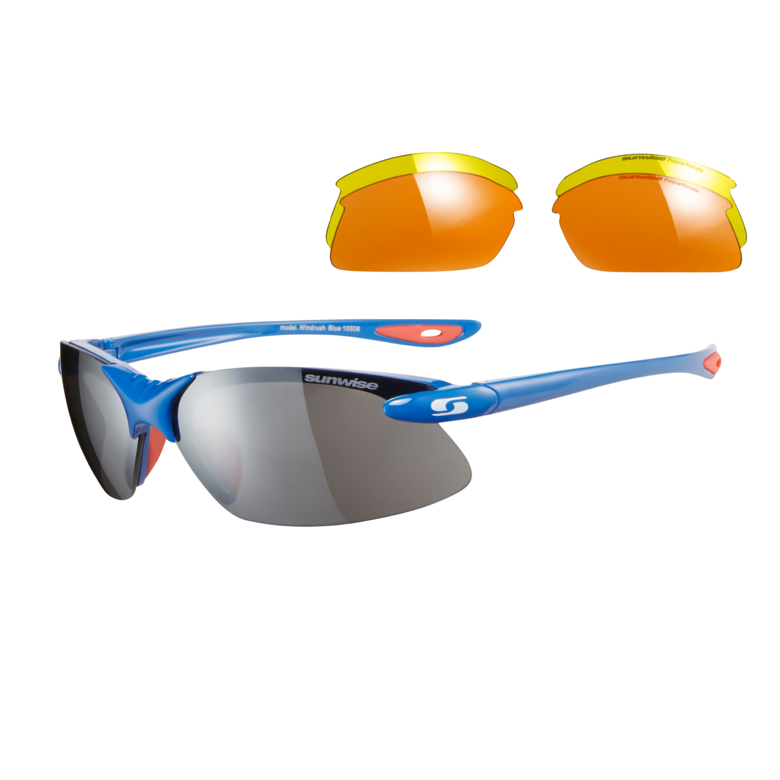 Lunettes de soleil sport Windrush avec verres interchangeables - 6 couleurs